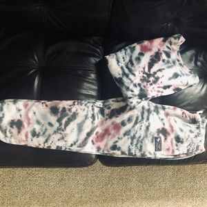 Abercrombie kids tie dye sweatshirt and pants
